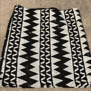 Charlotte Russe sequined skirt